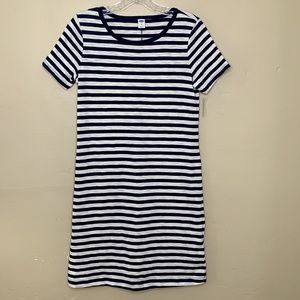OLD NAVY Dress Cotton Blend Scoop Neck Striped Casual Lightweight Tee XS